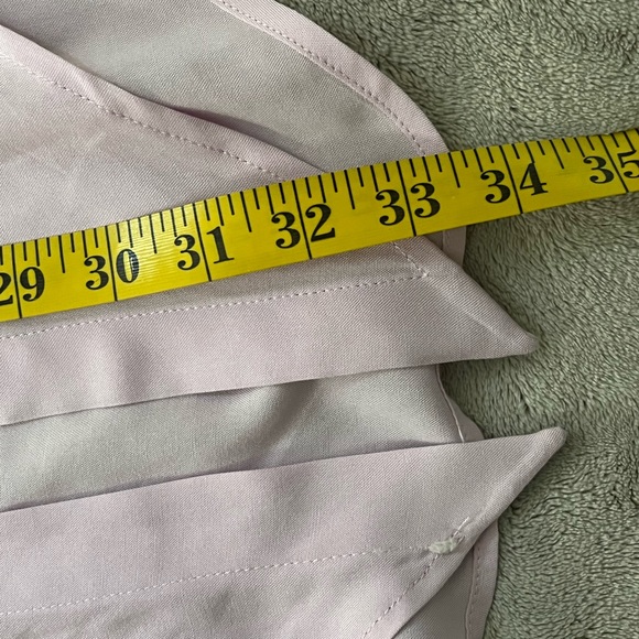 Anthropologie Maeve Boho Top Long Sleeve Blouse Button Down Shirt Lavender M - Picture 14 of 14